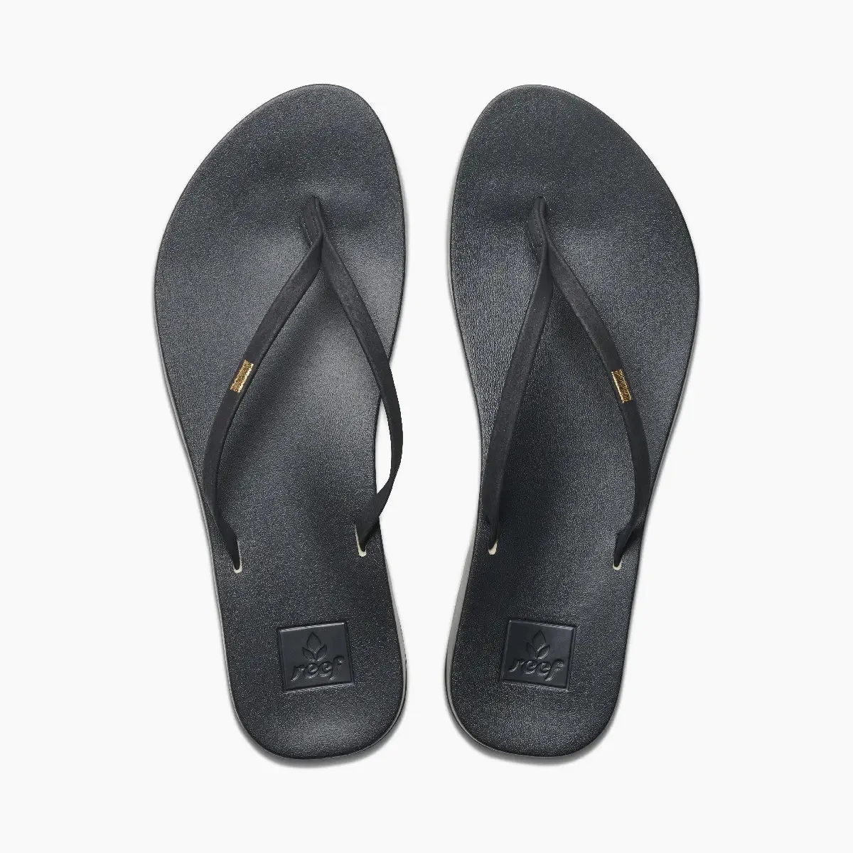Women’s Reef Cushion Slim – Chic, Lightweight Comfort with Gold Detail