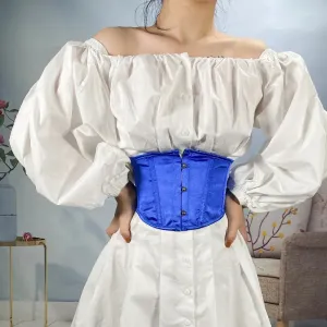 XL Vintage Corset Belts for Women Waist Trainer Shaper Cummerbunds Satin Slimming Belt Shapewear Fashion Bustier Girdles Fajas