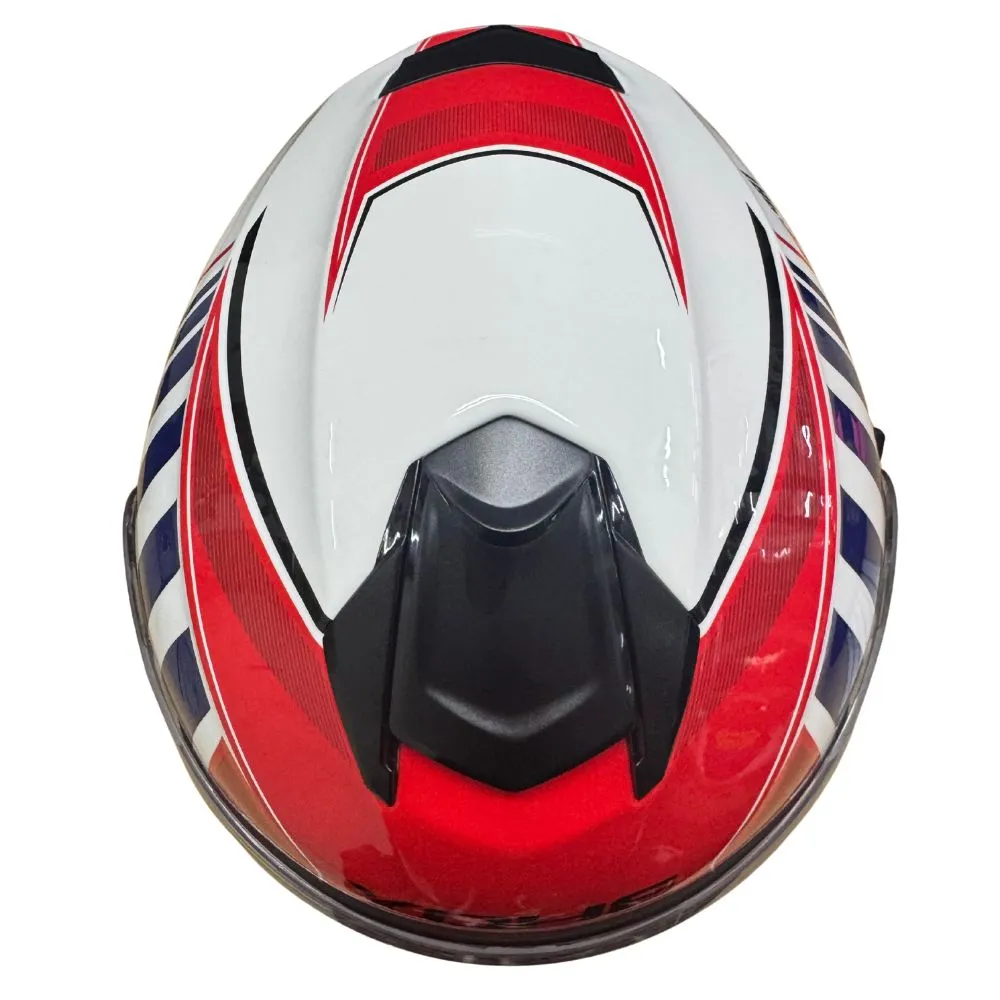 YOHE 981 Shinny Red/Blue/White Gloss Helmet
